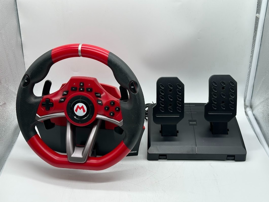 Nintendo Switch Mario Kart Racing Wheel Pro Deluxe By HORI