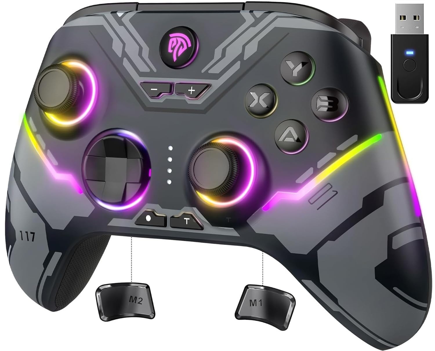EasySMX X15 Gaming Controller Wireless Bluetooth Long Battery Life PC / Switch