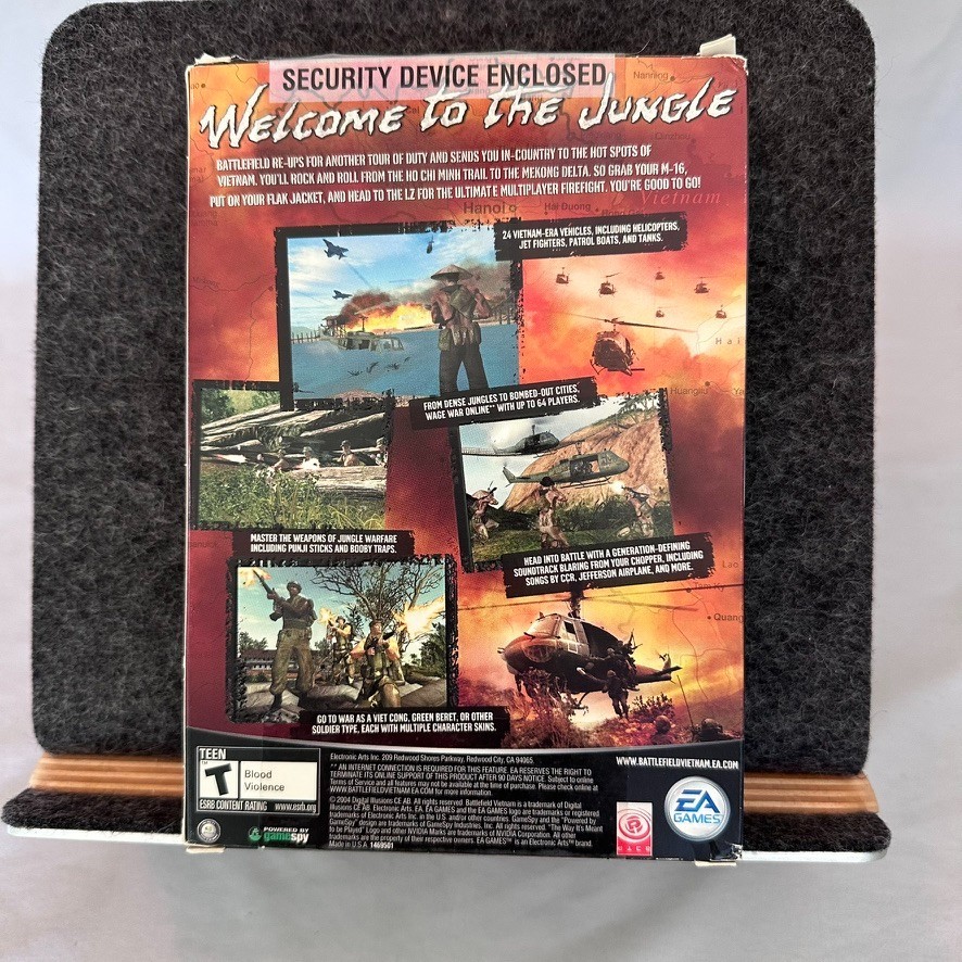 Battlefield Vietnam PC CD-ROM Big Box EA Games 2004 Complete w Manual