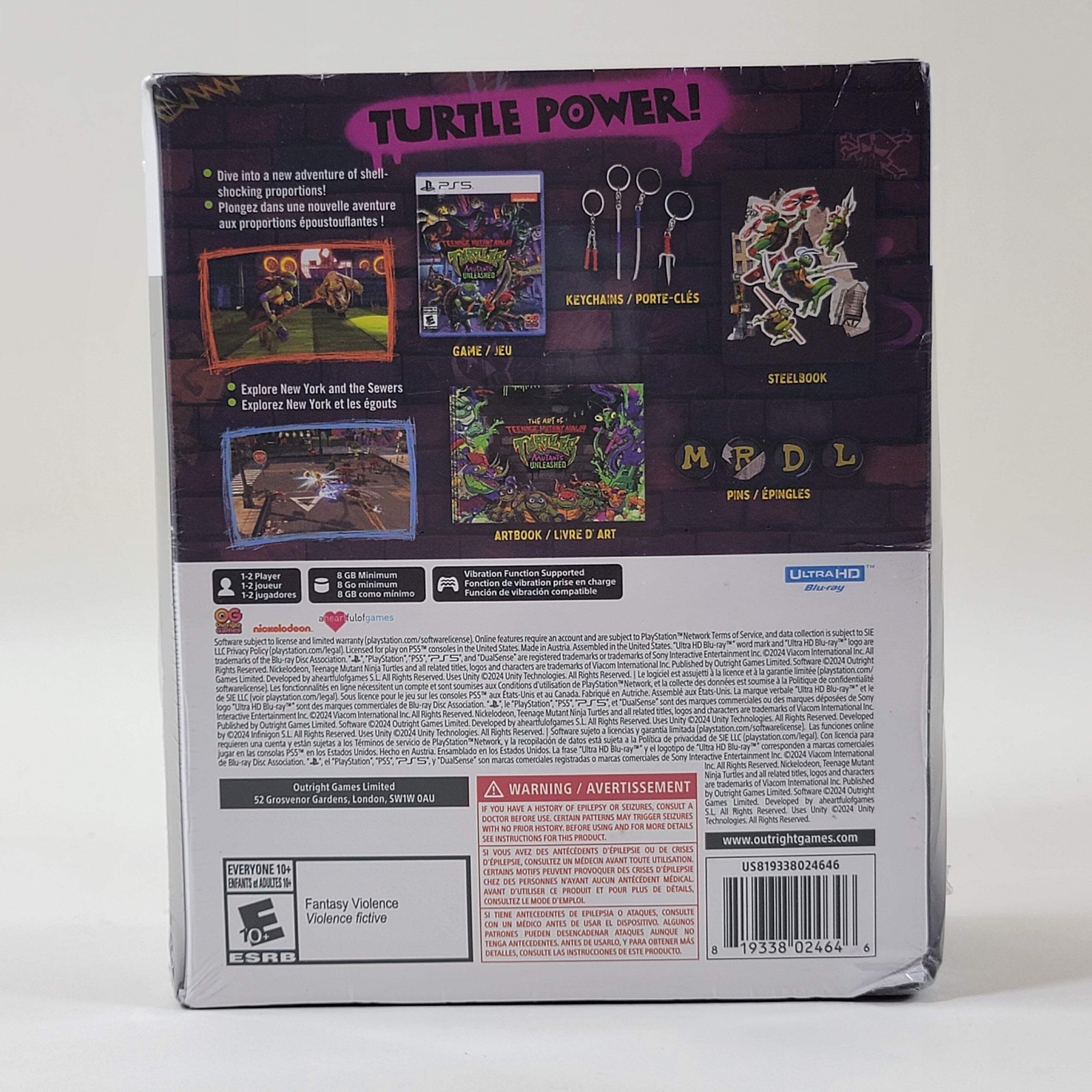 New Teenage Mutant Ninja Turtles: Mutants Unleashed [Deluxe Edition] (PS5, 2024)
