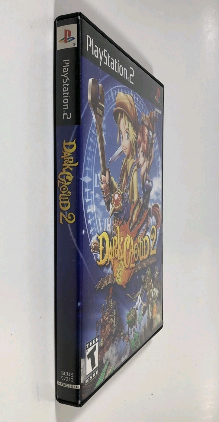 AUTHENTIC COVER ART ONLY NO GAME Dark Cloud 2 (PlayStation 2 / PS2) PLEASE READ