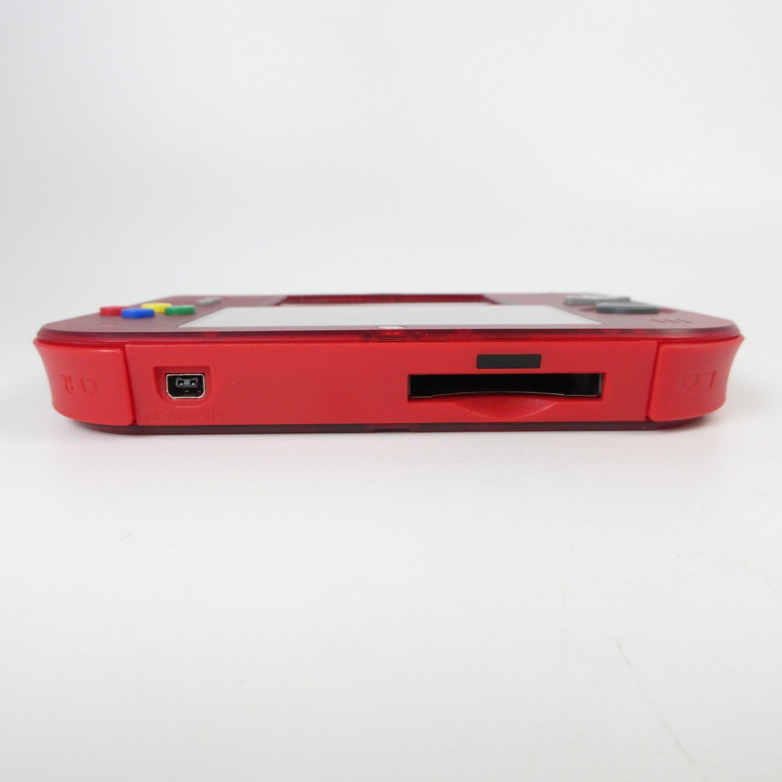 【Very Good】Nintendo 2DS Pokemon Clear Red Console ONLY Japanese Edition #NET0325