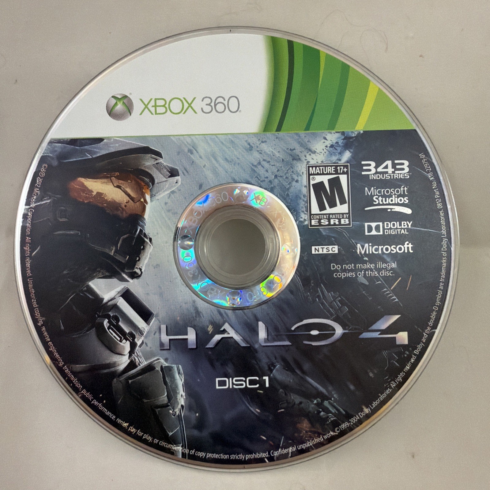 Halo 4 (Microsoft Xbox 360, 2012) FAST SHIPPING
