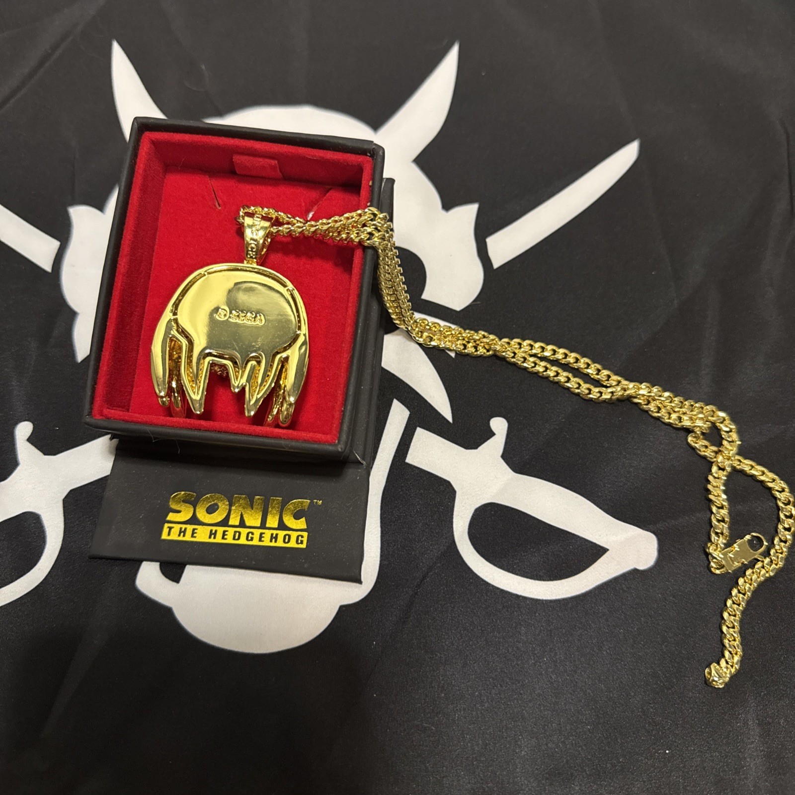 Sonic The Hedgehog King Ice Chain Necklaces Tails, Knuckles, Amy, And Blaze