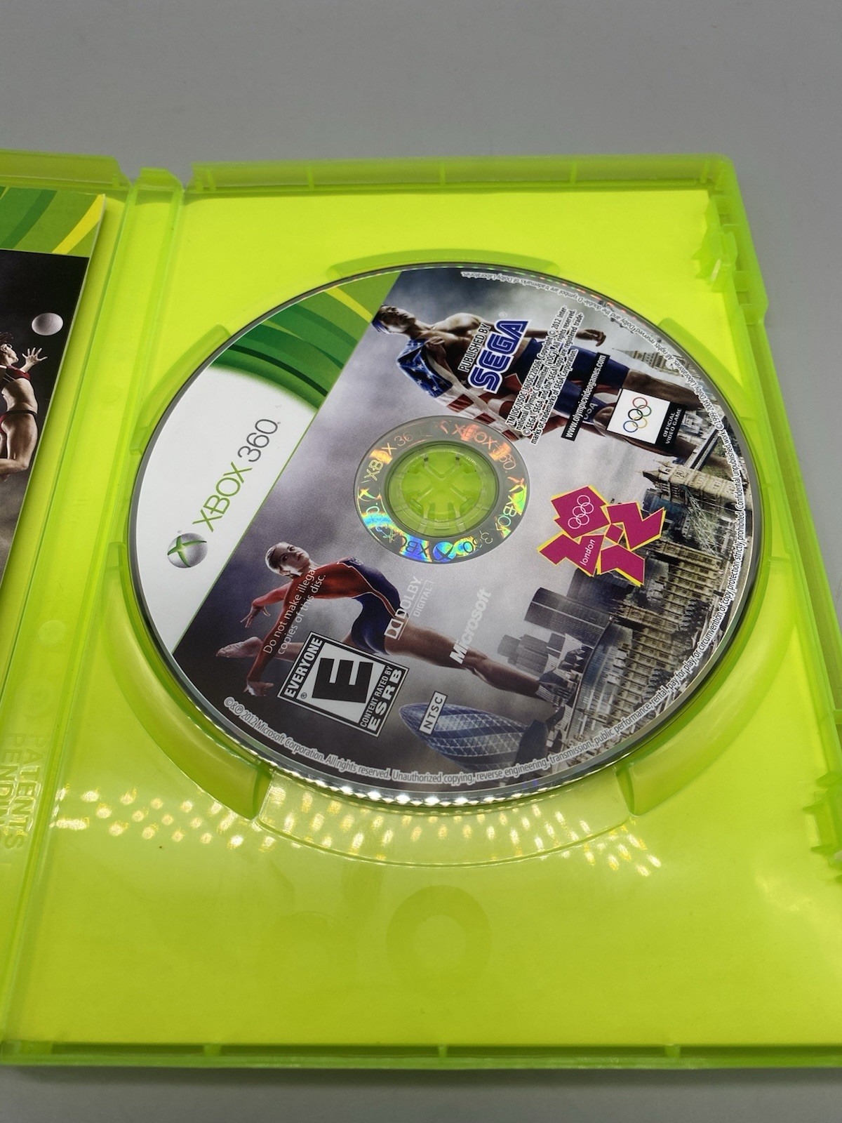 London 2012 Olympics (Microsoft Xbox 360) Case & Manual CIB Complete
