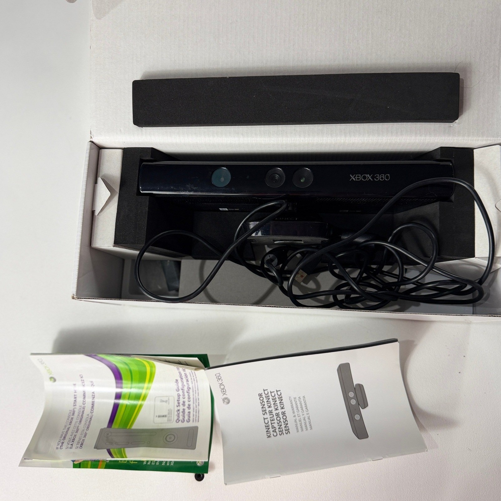 Microsoft Xbox 360 Kinect Sensor Model 1414 Motion Camera with Original Box