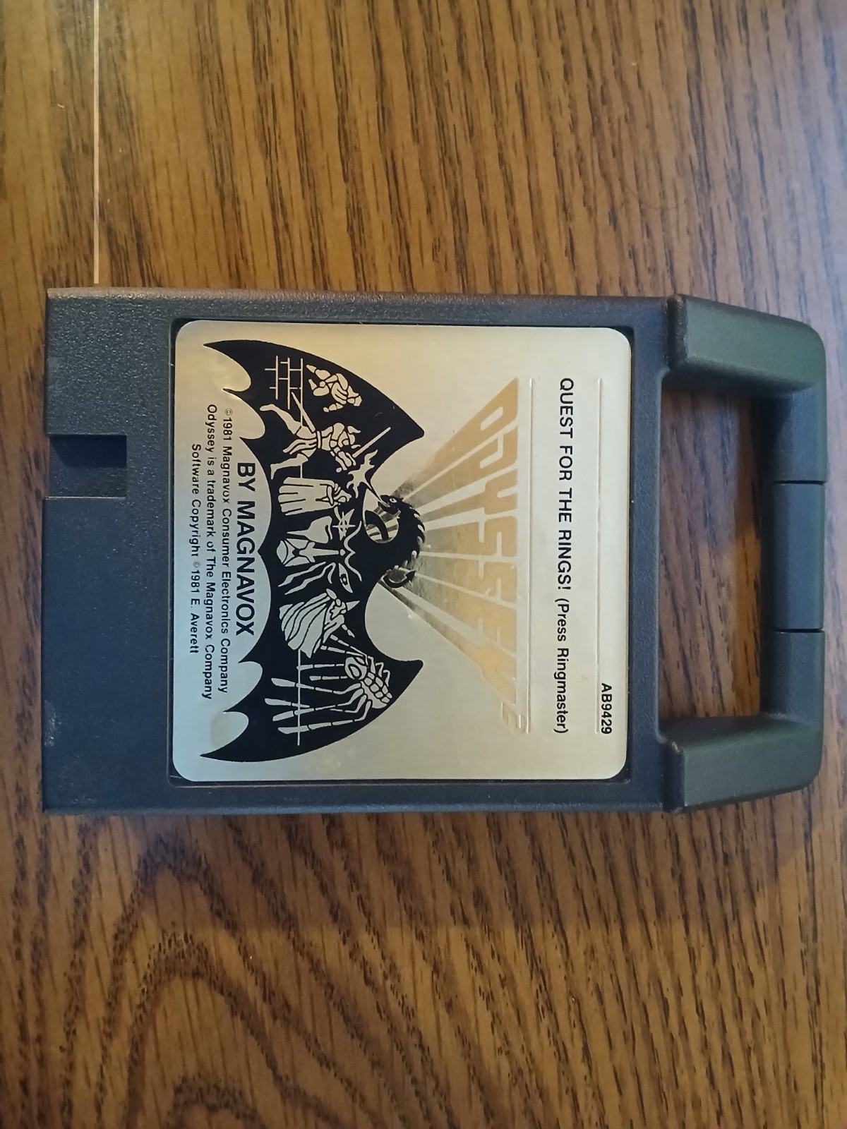 Magnavox Odyssey 2 the Quest for the Rings 1981 READ DESCRIPTION