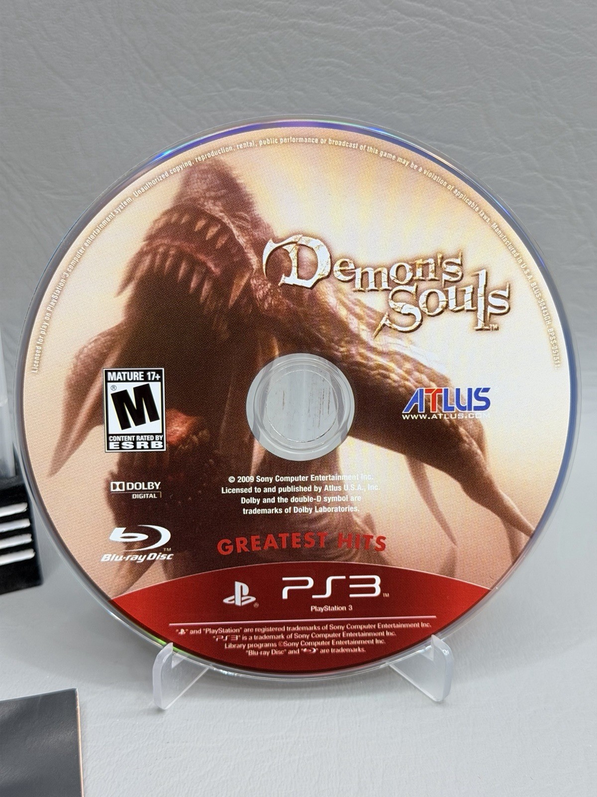 Demon’s Souls (Sony PlayStation 3, PS3) CIB Mint Condition