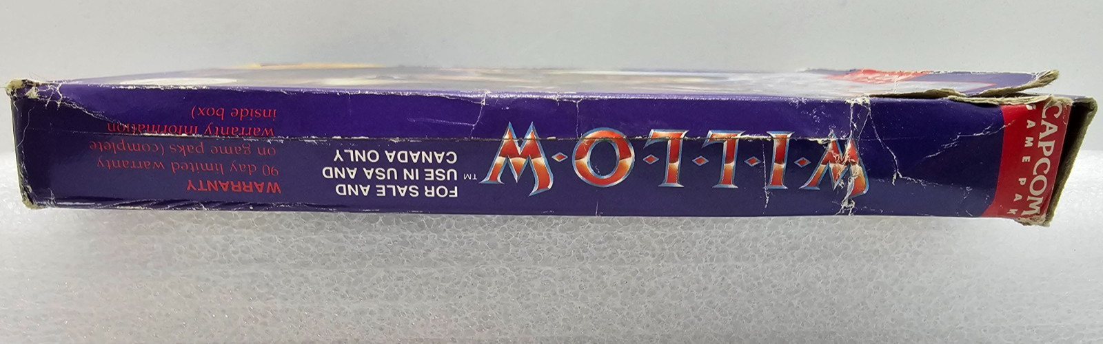 Willow (Nintendo Entertainment System, NES 1989) Box & Game. Cleaned & Tested