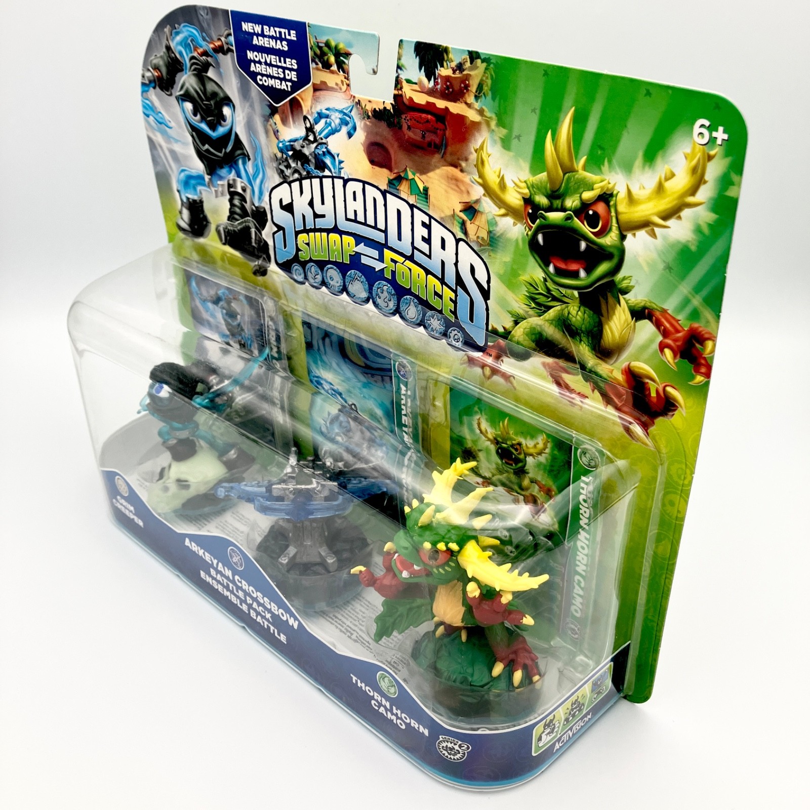 Skylanders Swap Force Arkeyan Crossbow Battle Pack Thorn Horn Camo NEW SEALED