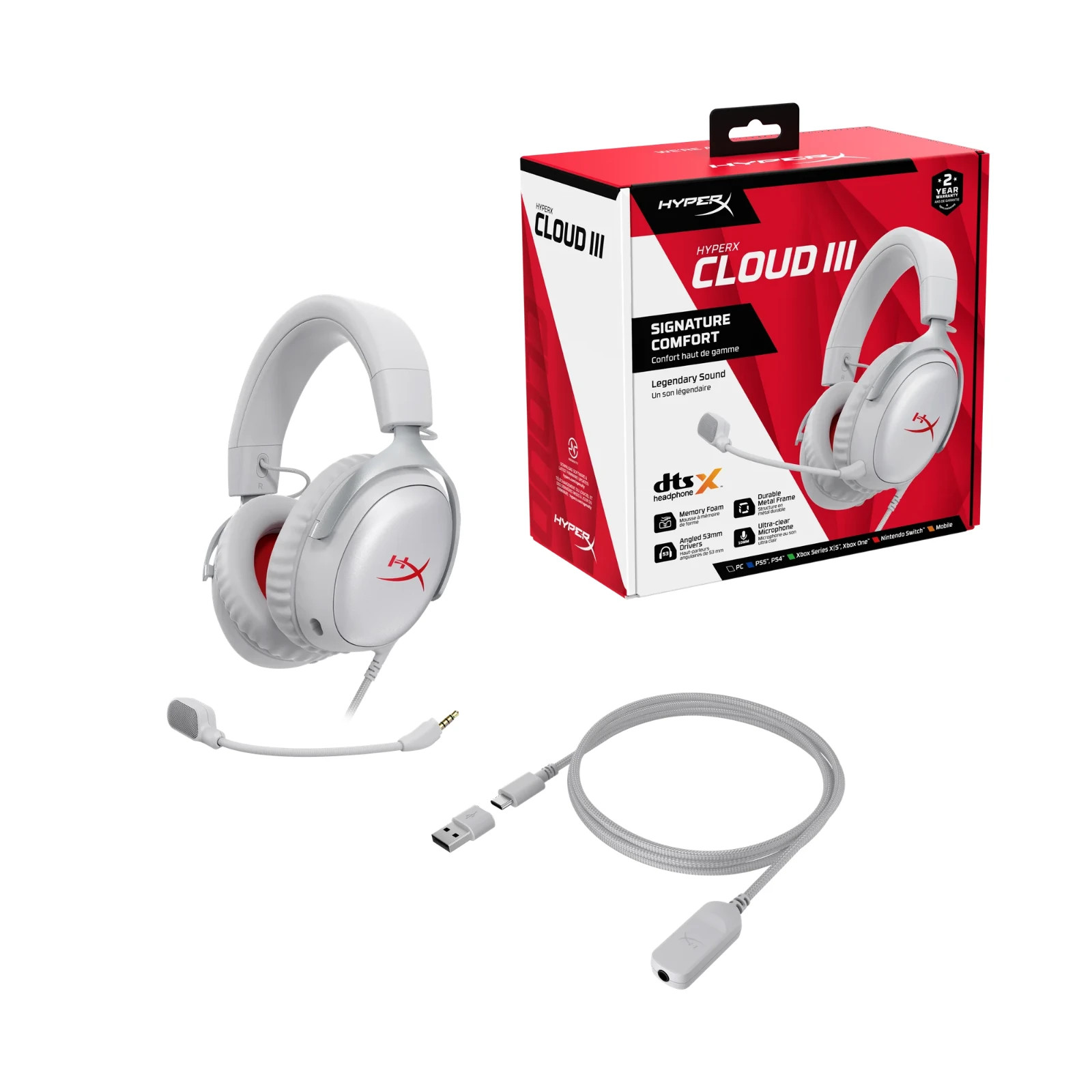 HyperX Cloud III – Wired Gaming Headset