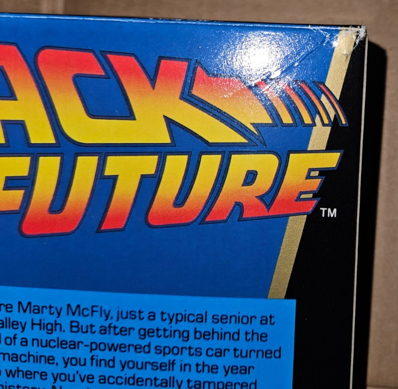 NES Back To The Future CIB Complete In Box Nintendo Entertainment System LJN