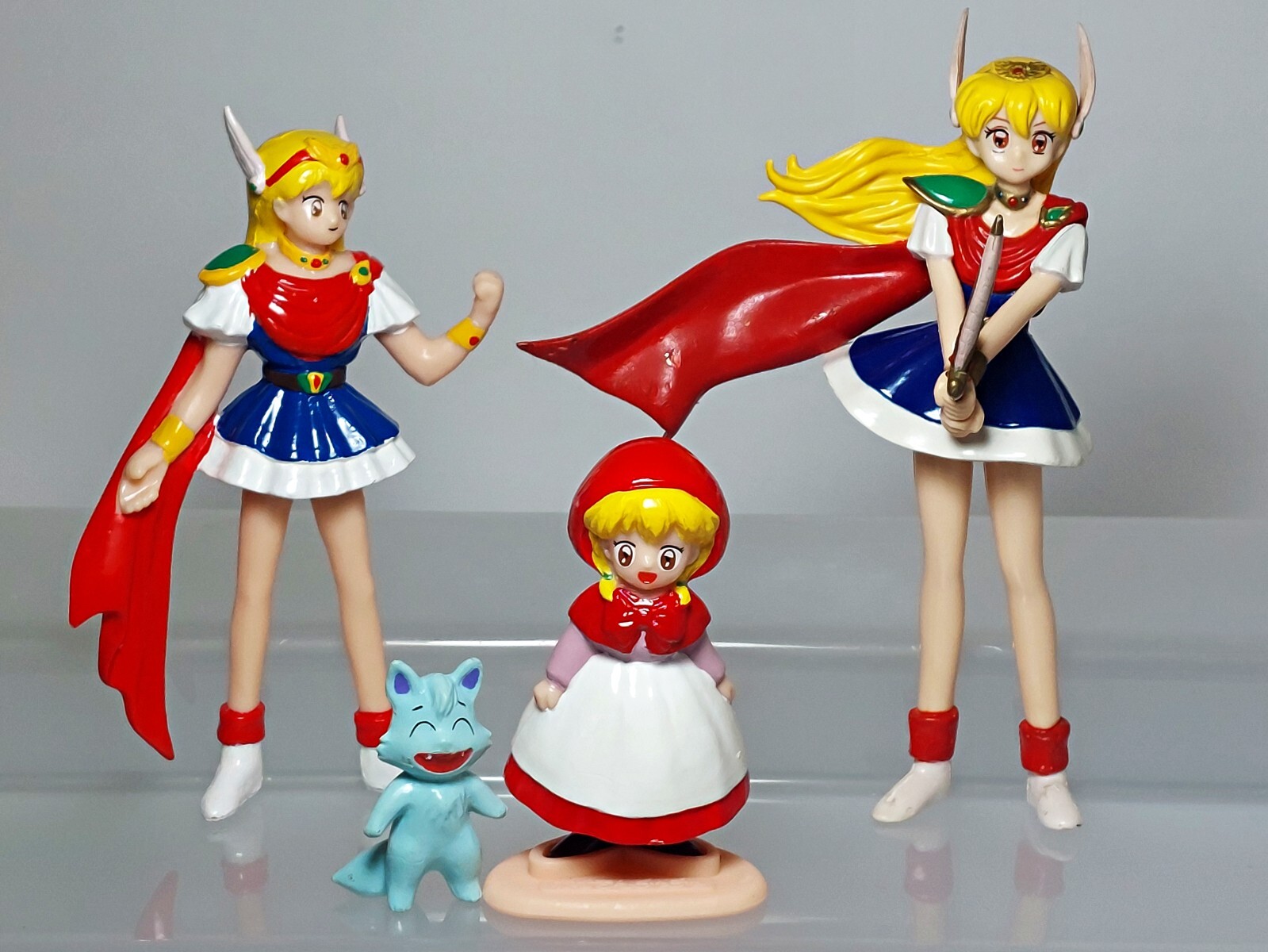Magical Princess Reeya Akazukin Chacha Kabaya Figure & Takara Keychain 1.6-5.2in