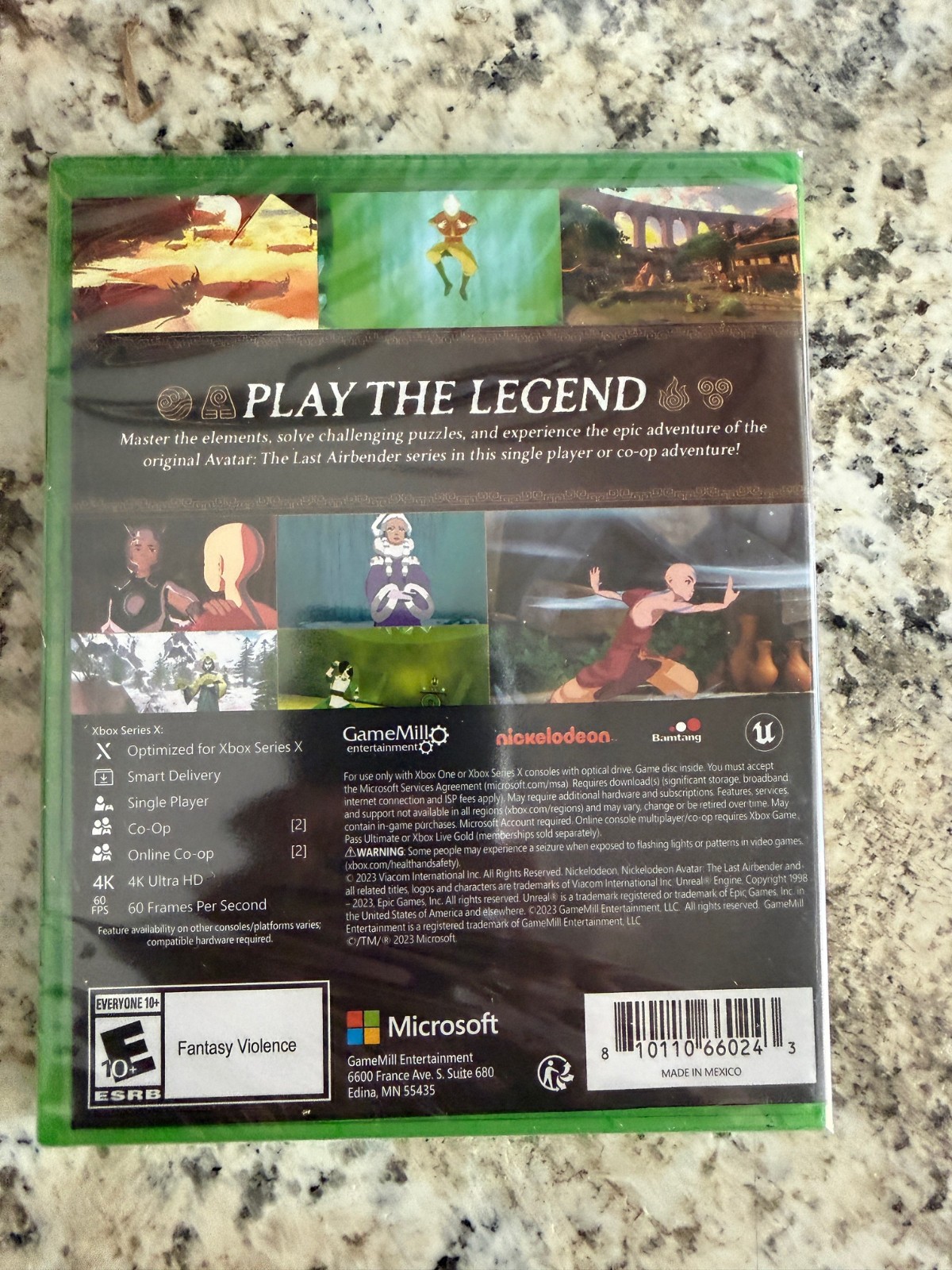 Avatar The Last Airbender The Quest for Balance Xbox One and Series X New Sealed