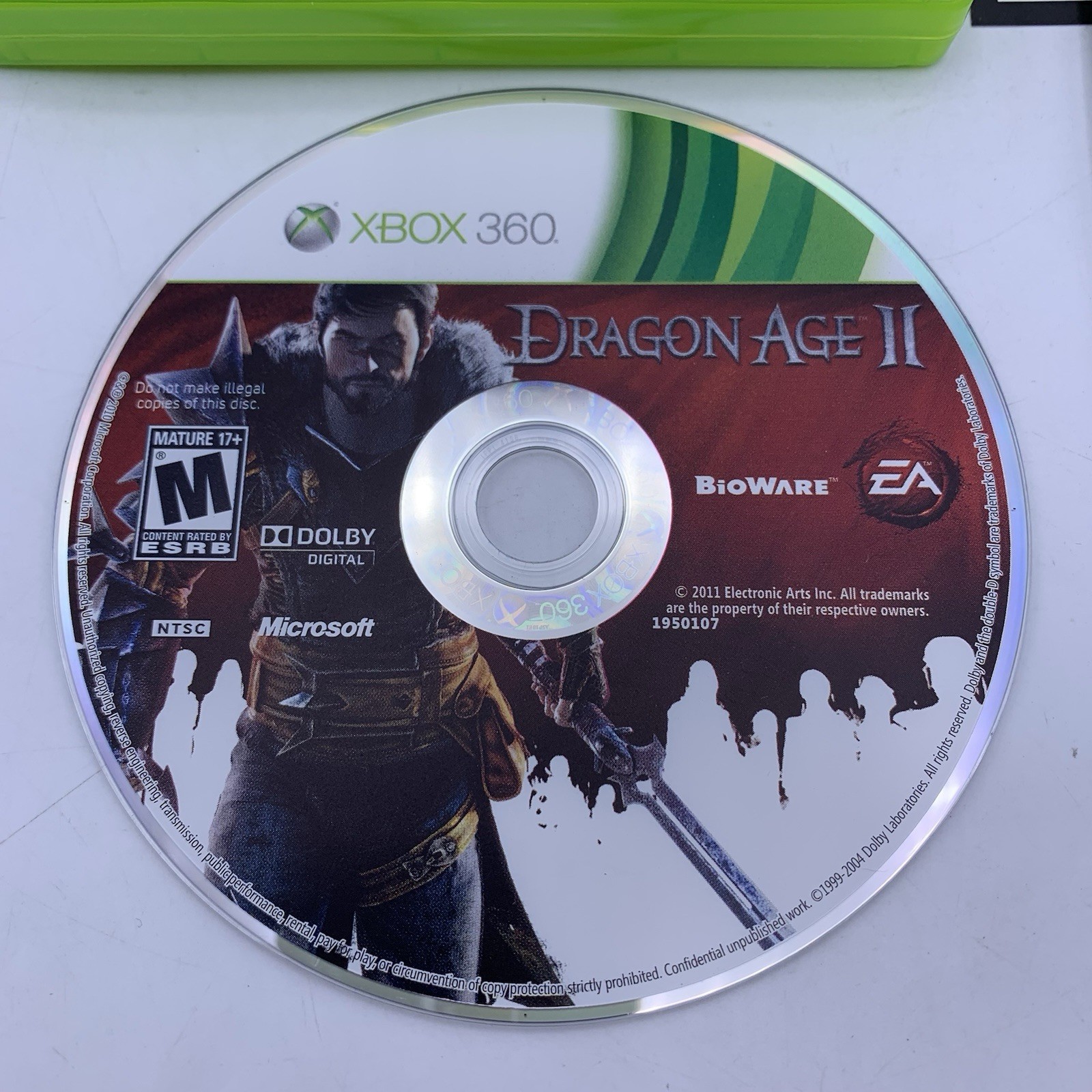 Dragon Age II 2 (Microsoft Xbox 360, 2011) Refurbished Good
