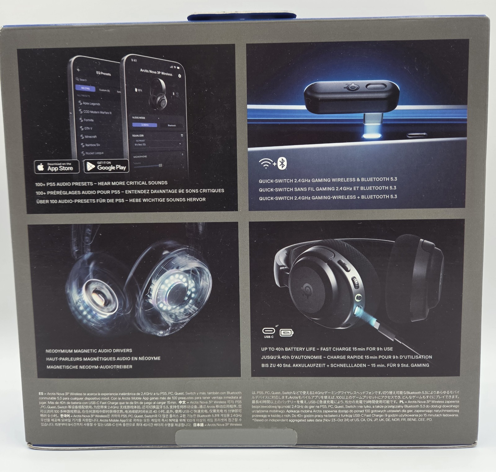 *NEW & SEALED* SteelSeries Arctis Nova 3P Wireless Multi-Platform Gaming Headset