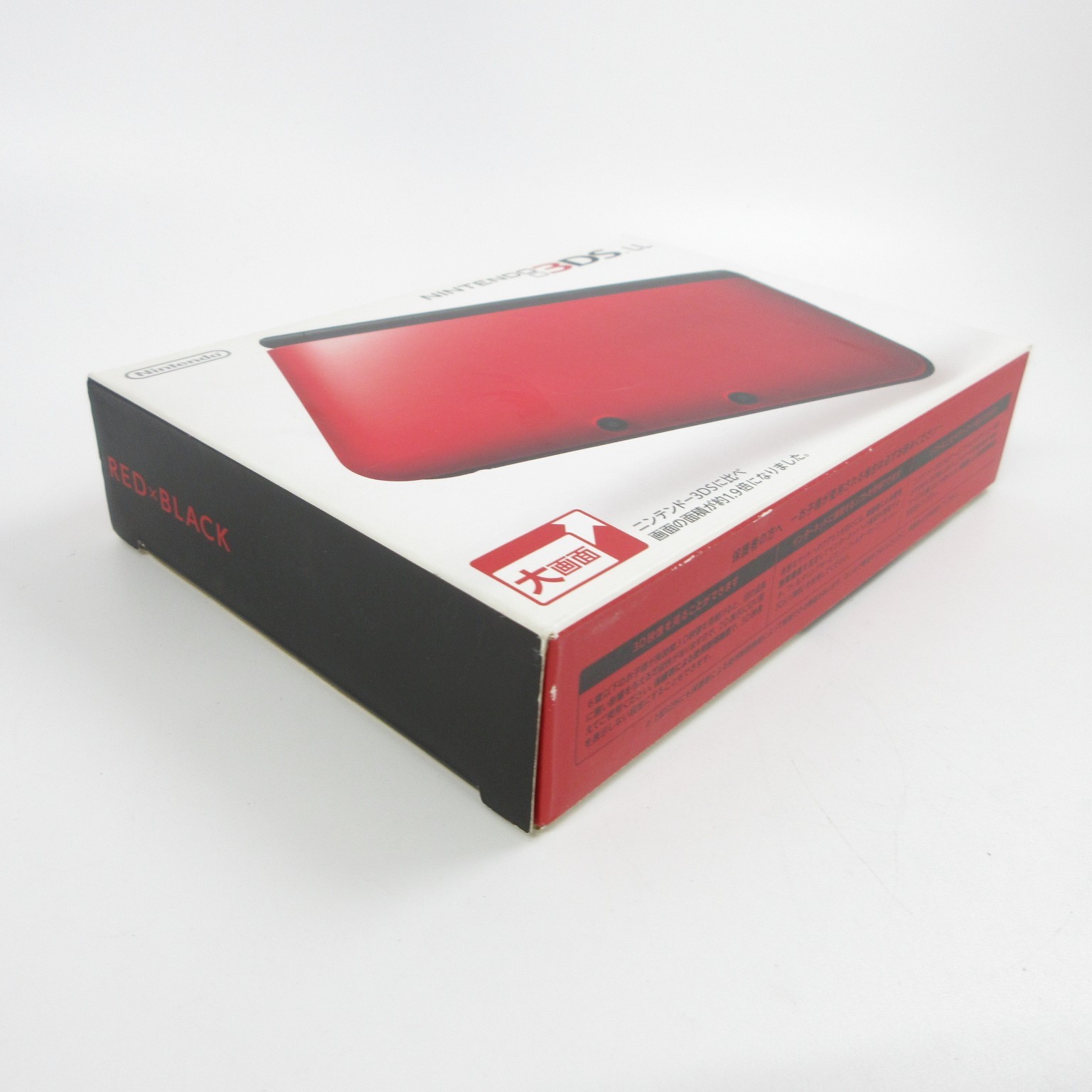 【Near Mint】Nintendo 3DS LL XL Red x Black Console Japanese Edition #DEN0525/16