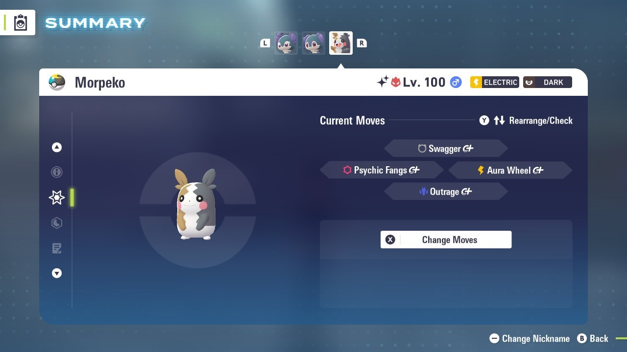 Morpeko Alpha Shiny 6IVs Battle Ready – Legends ZA