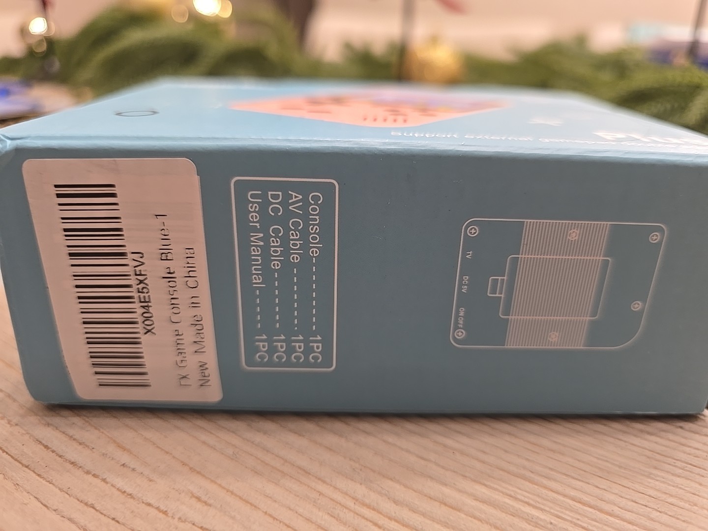 GAME BOX PLUS–RECHARGEABLE GAME SYSTEM—pink
