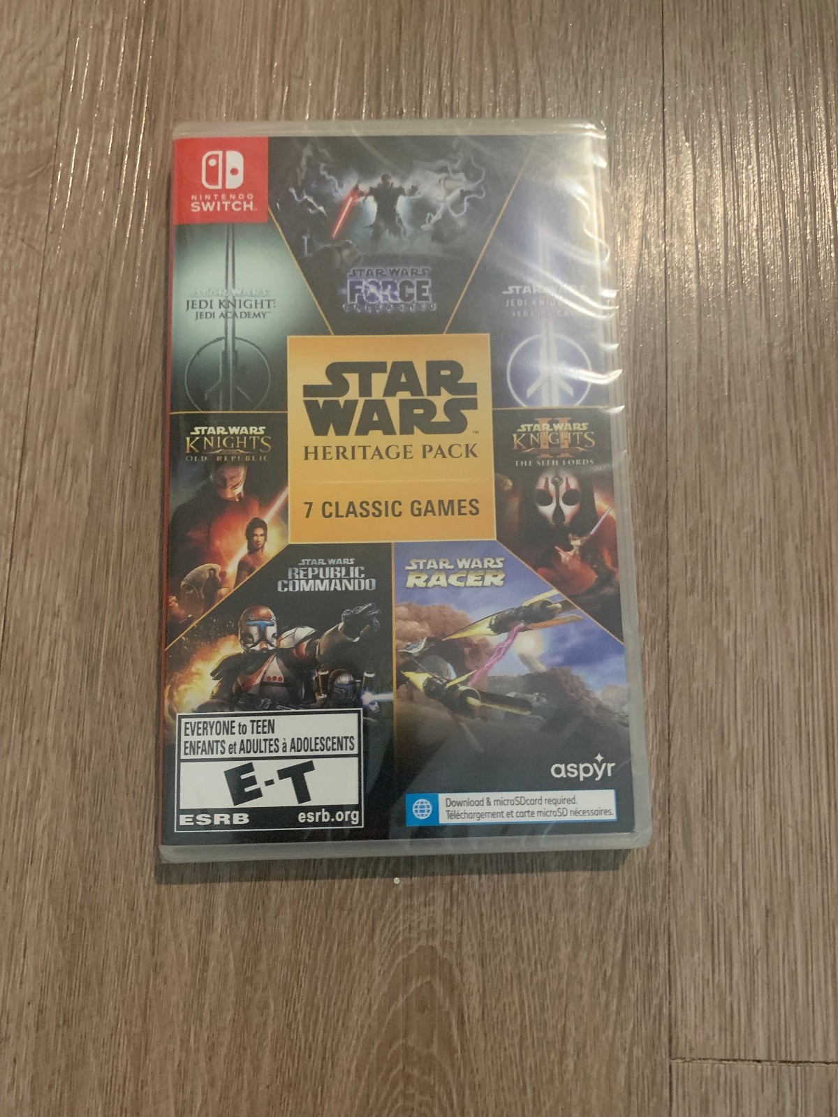 Star Wars Heritage Pack Switch Nintendo ESRB Aspyr New Sealed