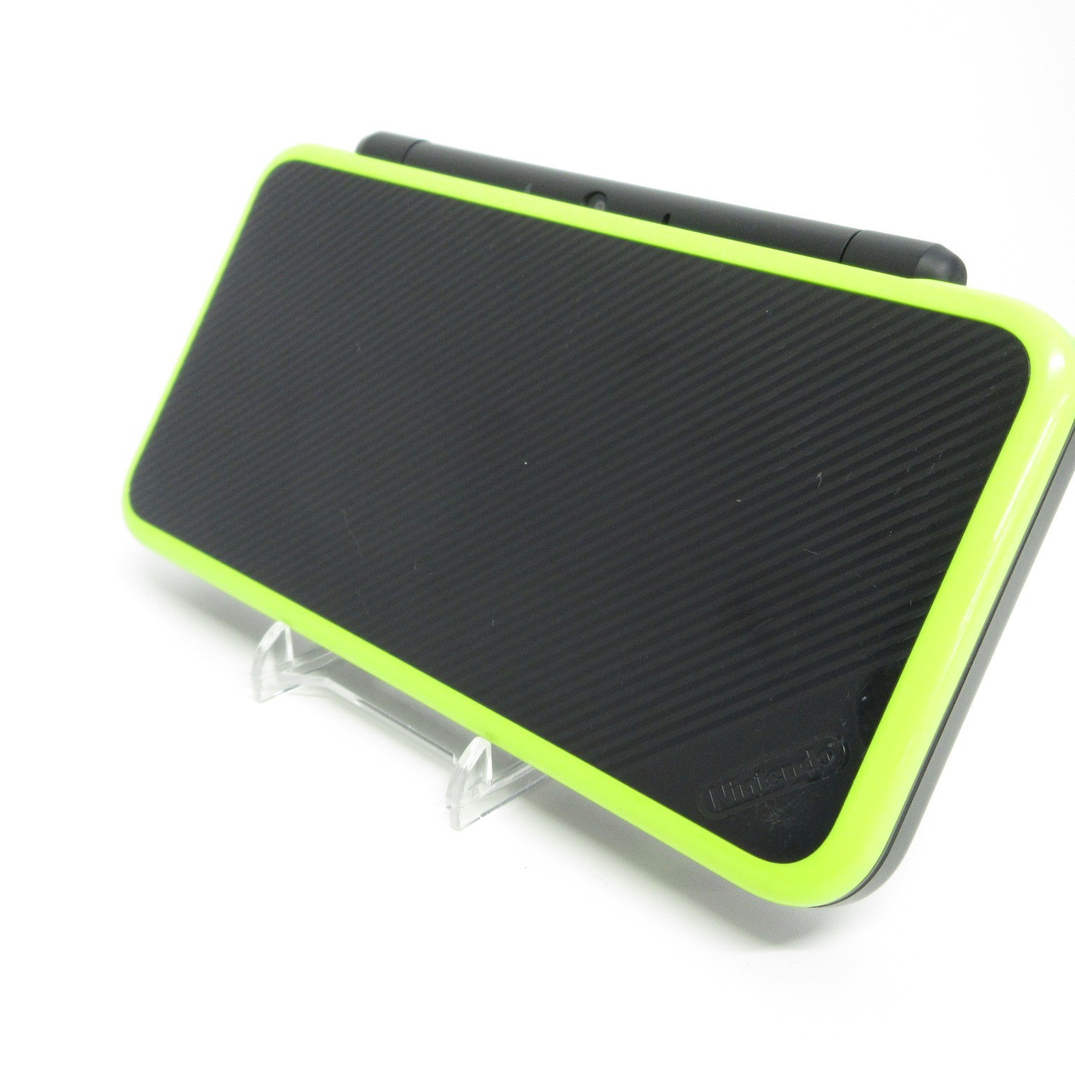 【Very Good】Nintendo New 2DS LL XL Black x Lime Console ONLY Japan Ver. #DEN/08/0