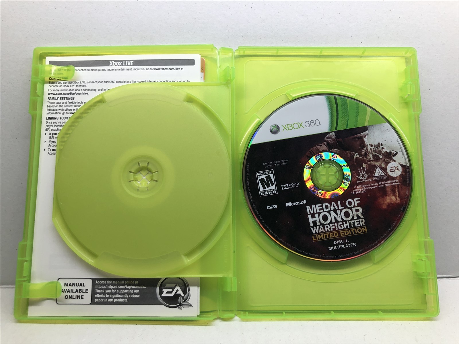 Medal of Honor: Warfighter Limited Edition (Xbox 360, 2012) Complete Tested