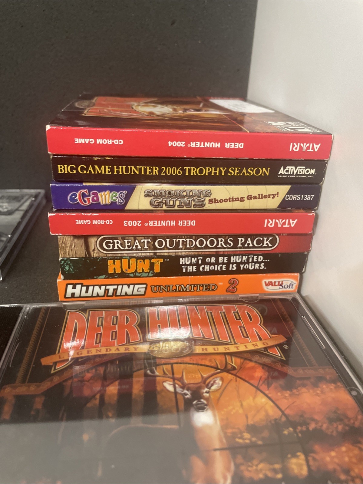 Lot of 28 PC Shooting Games, Cabelas Game Hunter, Trophy Hunter, Safari Etc.
