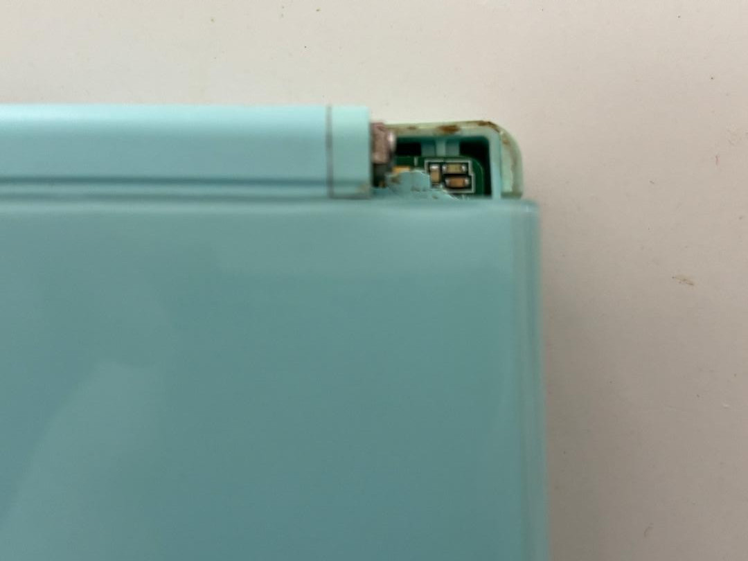 Nintendo DS Lite Handheld Console Turquoise BLUE WORKS – TESTED – HINGE DAMAGE