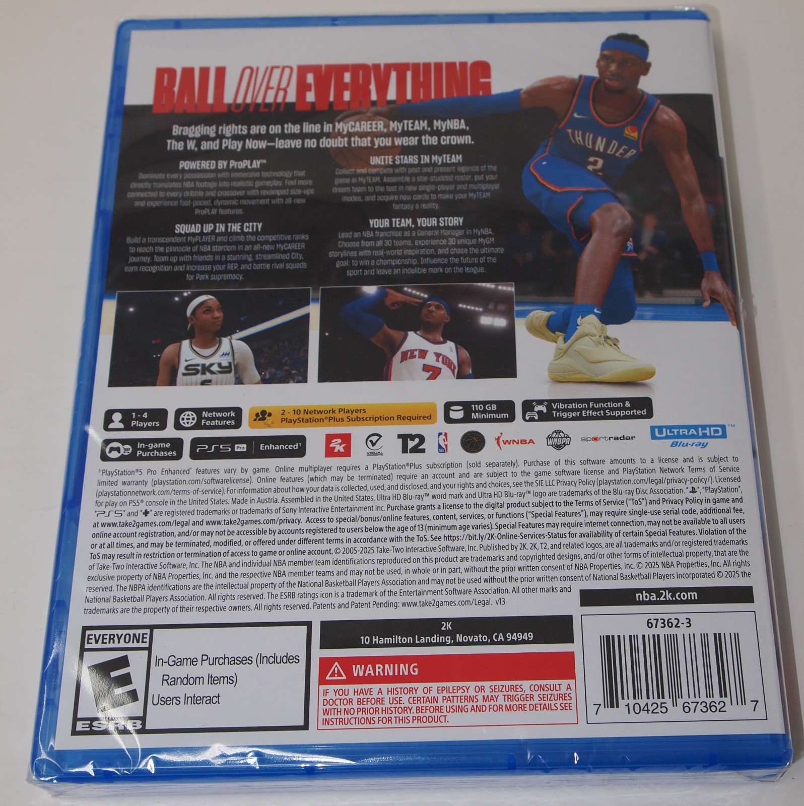 BRAND NEW SEALED NBA 2K26 Video Game Sony Playstation 5 PS5