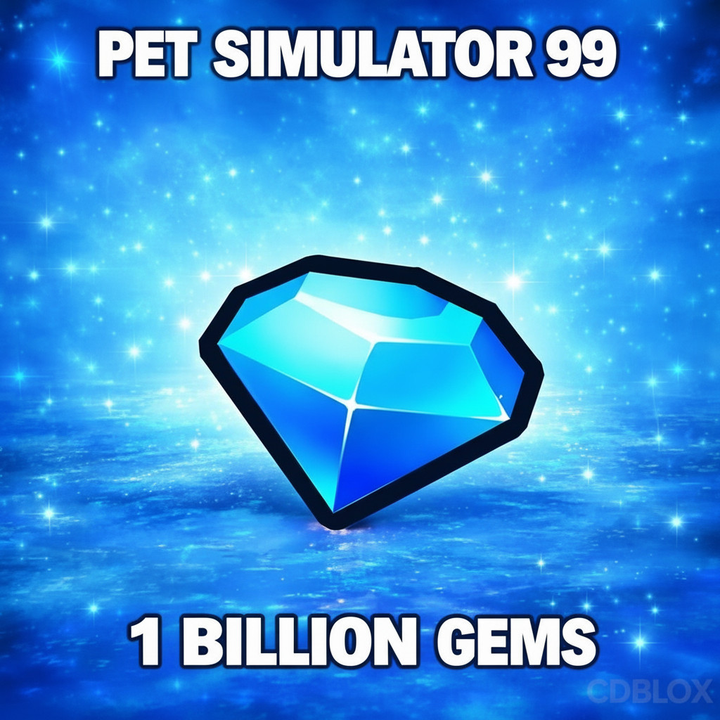 pet simulator 99 gems 1b (1 000 000 000) cheap and instant delivery