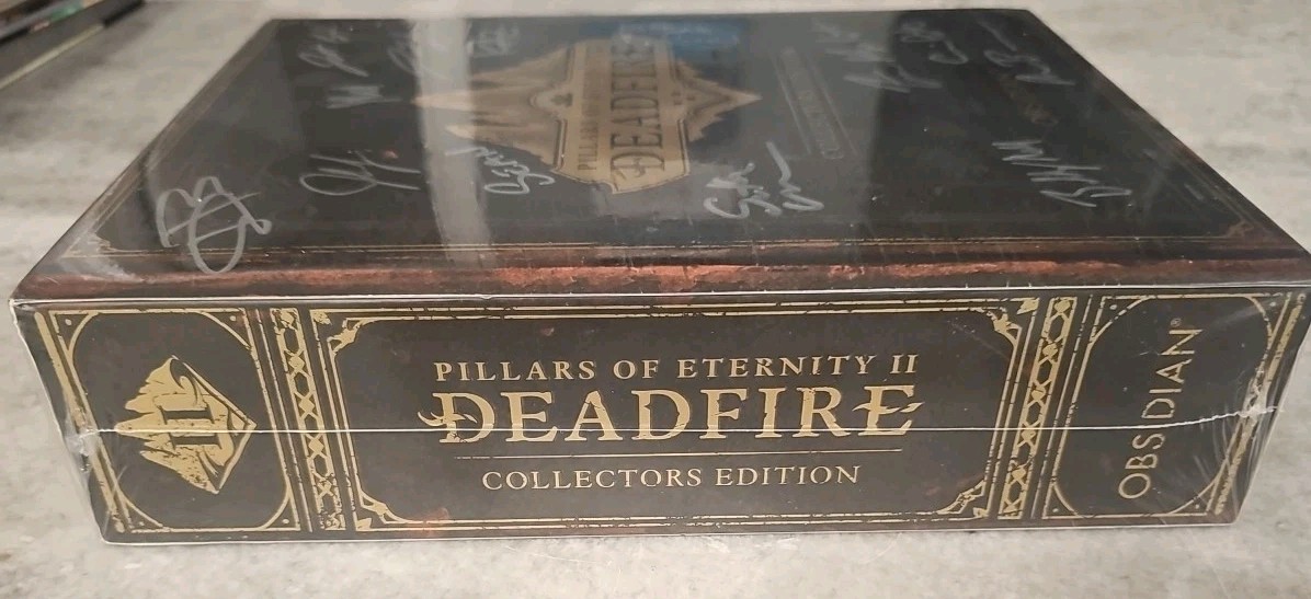Pillars of Eternity II Deadfire Collector’s Edition Signed By Dev Team SEALED