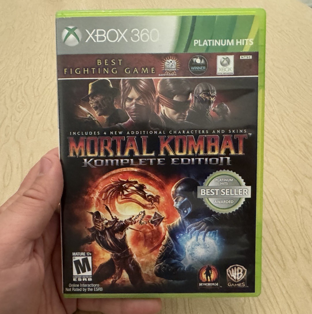 Warner Bros. Mortal Kombat Komplete Edition Platinum Hits Xbox 360 NTSC-U/C