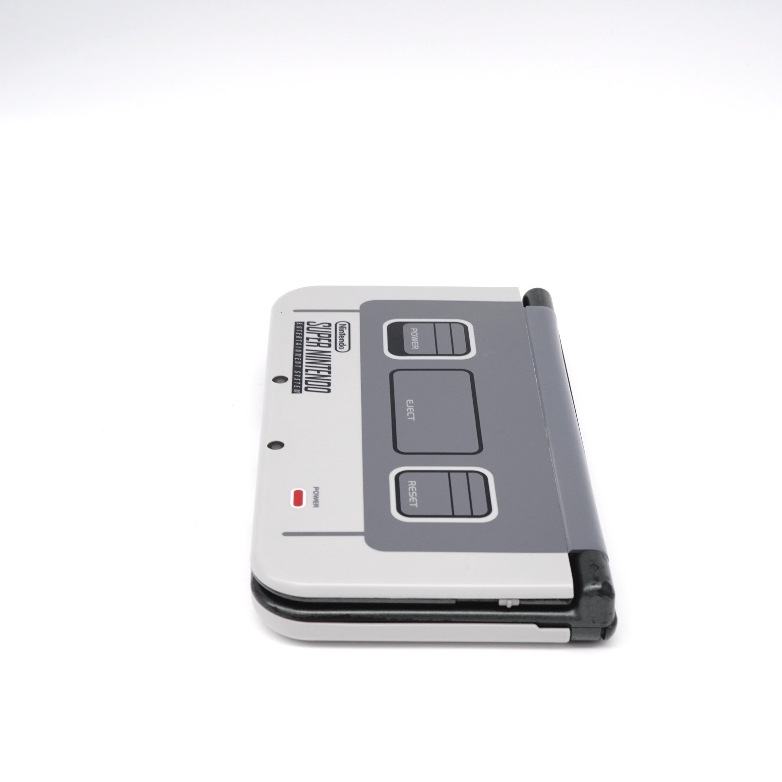 Nintendo NEW 3DS XL LL w/ SNES Retro Gray Console Plates (USA Seller)