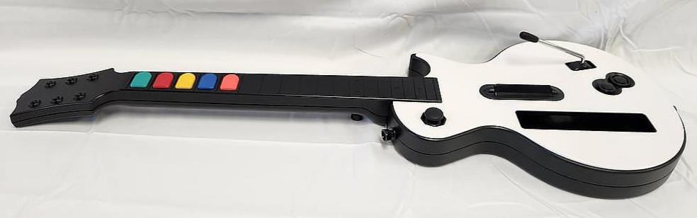 NEW Guitar Hero Controller + World Tour Wii Video Game Bundle Kit Set les paul