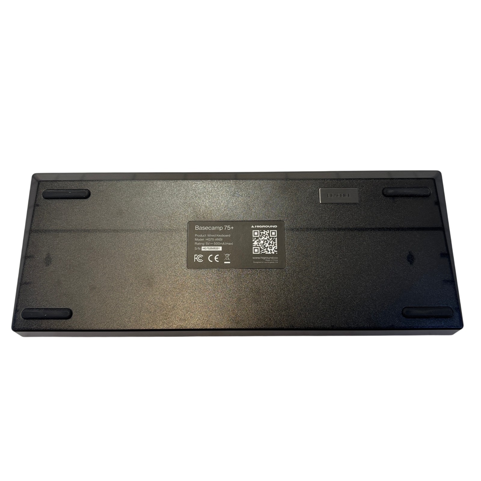HIGROUND Basecamp 75+ RGB Backlit Hot-Swappable Wired Keyboard HG75-ANSI