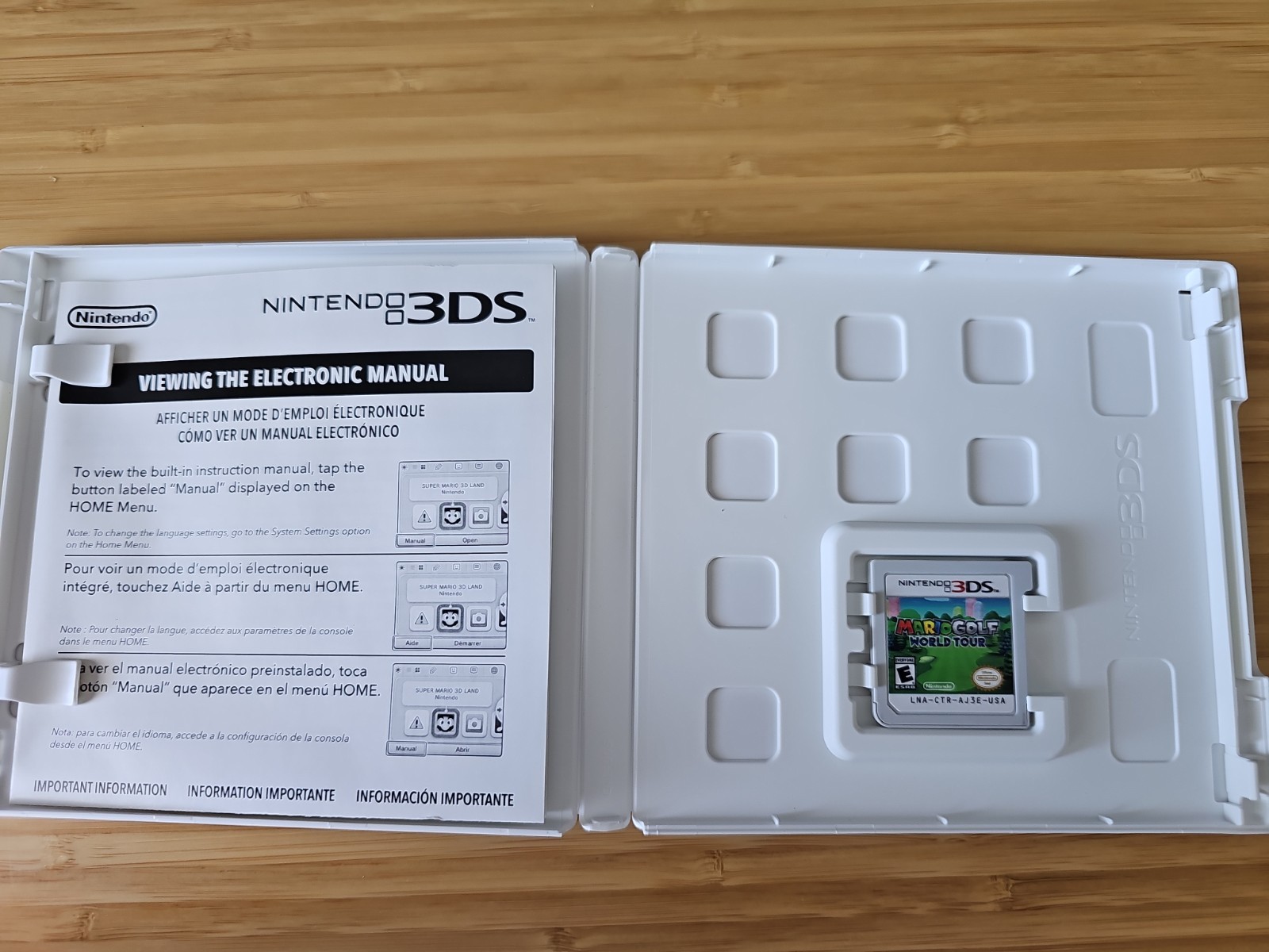 Mario Golf: World Tour (Nintendo 3DS, 2014)