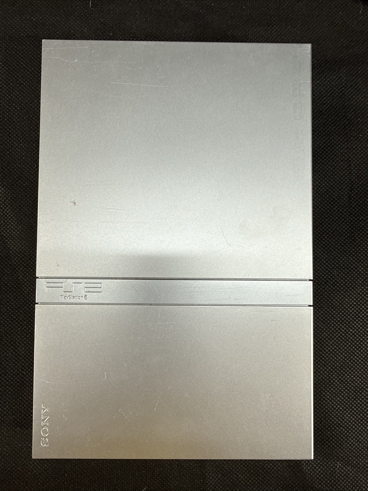Sony PlayStation 2 PS2 Slim Silver Console Complete. Tested Working