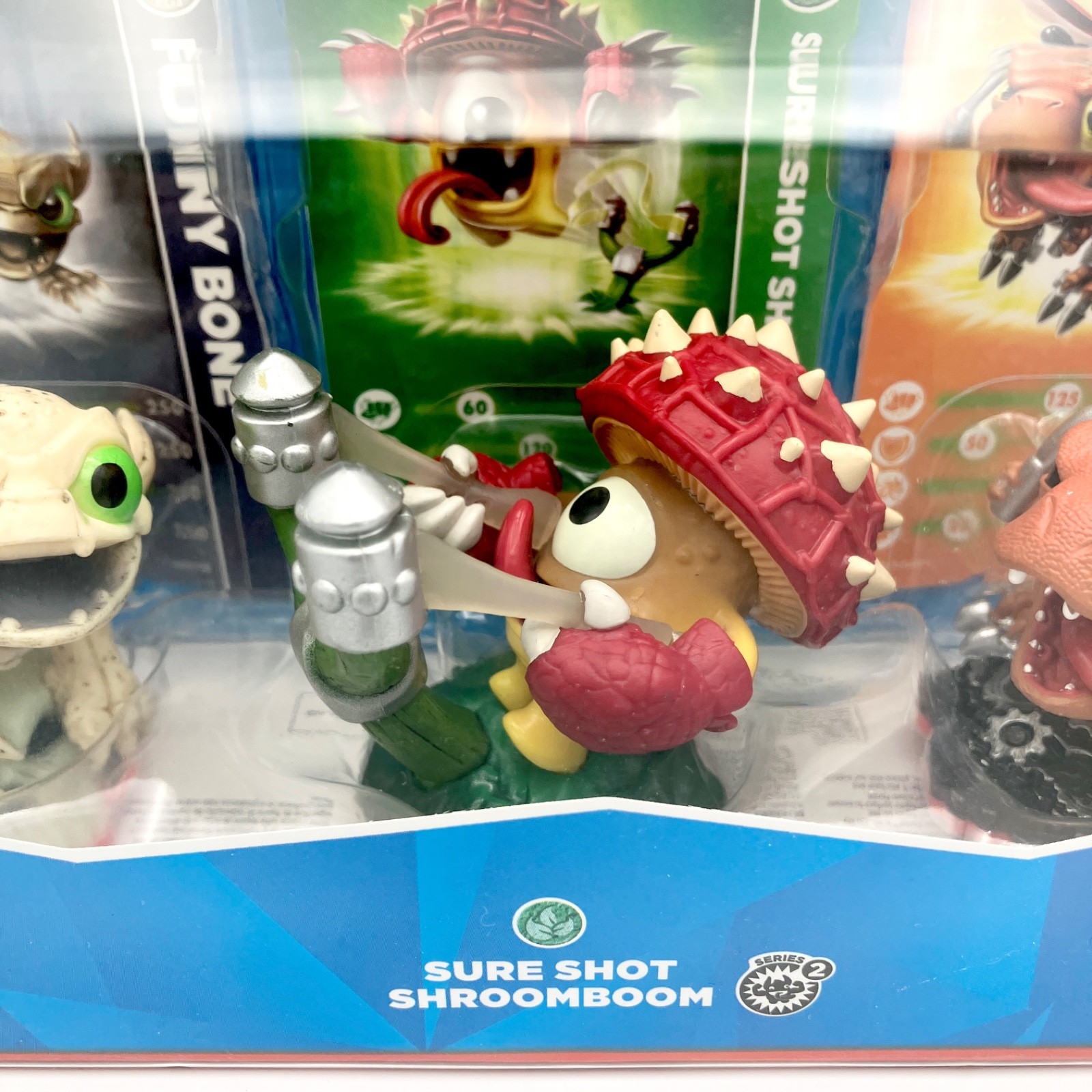 Skylanders Trap Team Funny Bone Shroomboom Chopper 3 Pack of Figures NEW SEALED