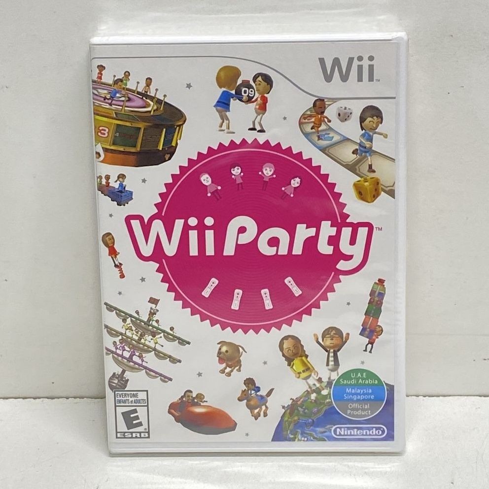 Wii Party Nintendo Wii UAE/Malaysia/Singapore Variant Factory Sealed