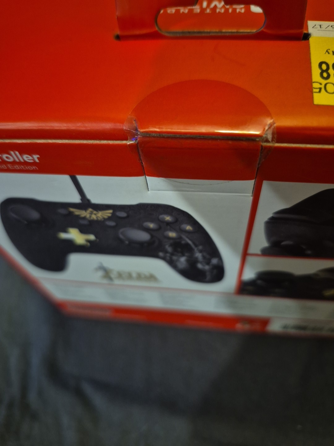 PowerA 1503256-01 Wired Controller Zelda Black Special Edition ~NEW Sealed