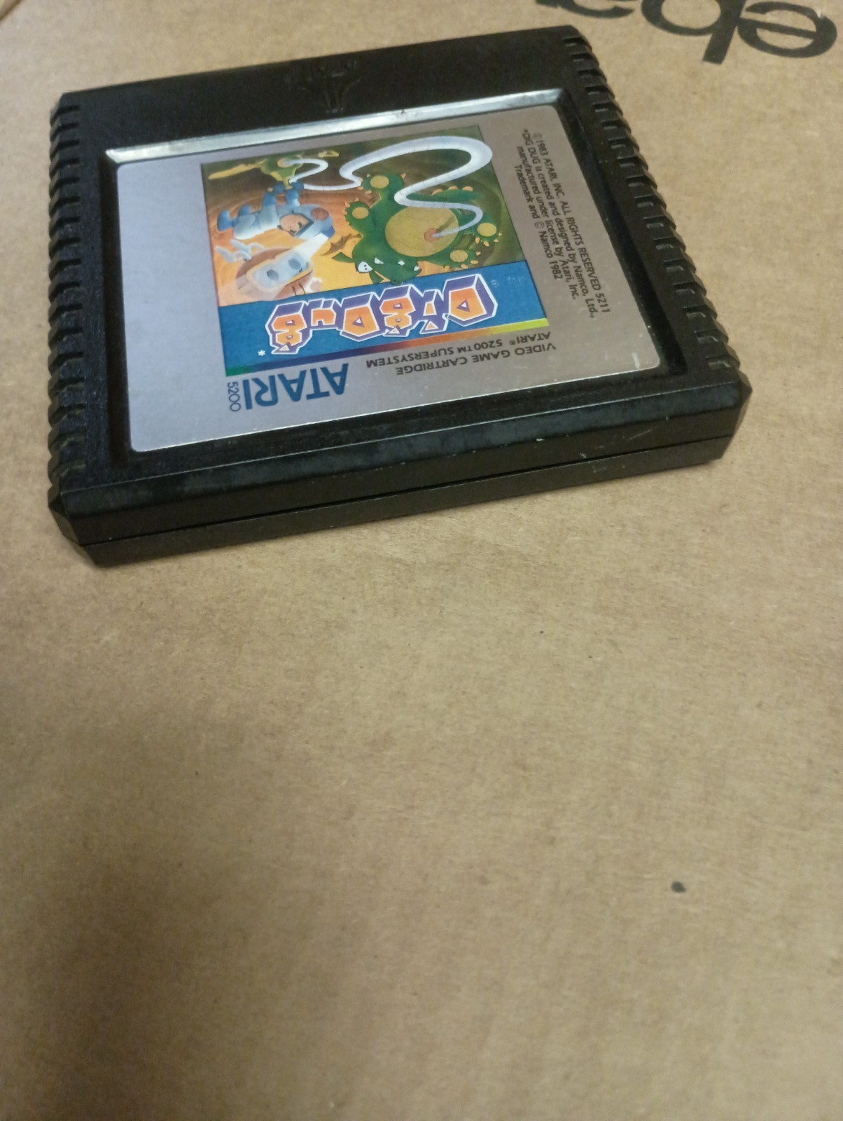 Dig Dug (Atari 5200, 1983) Game Only