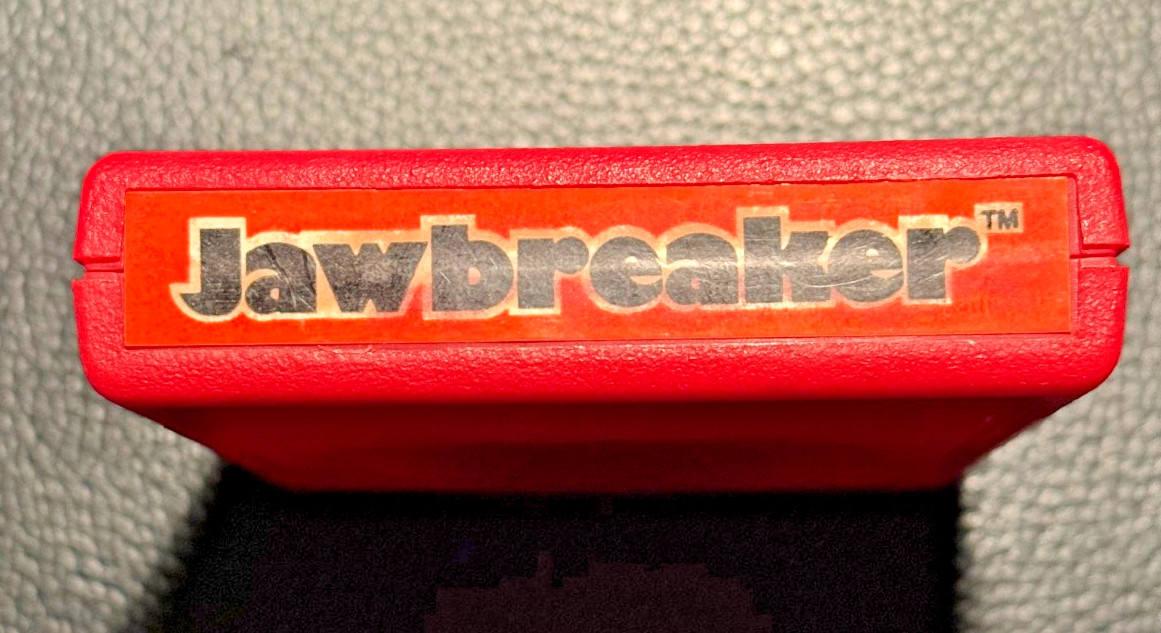 Atari 2600 Jawbreaker RARE Tigervision 1982 Cartridge Video Game Red Case Good