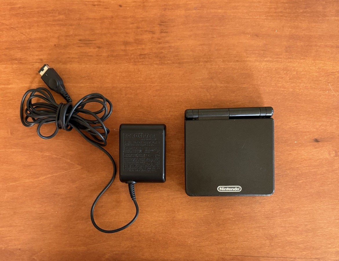 Nintendo Game Boy Advance SP AGS-001 Onyx Black Console – Tested & Ships Fast