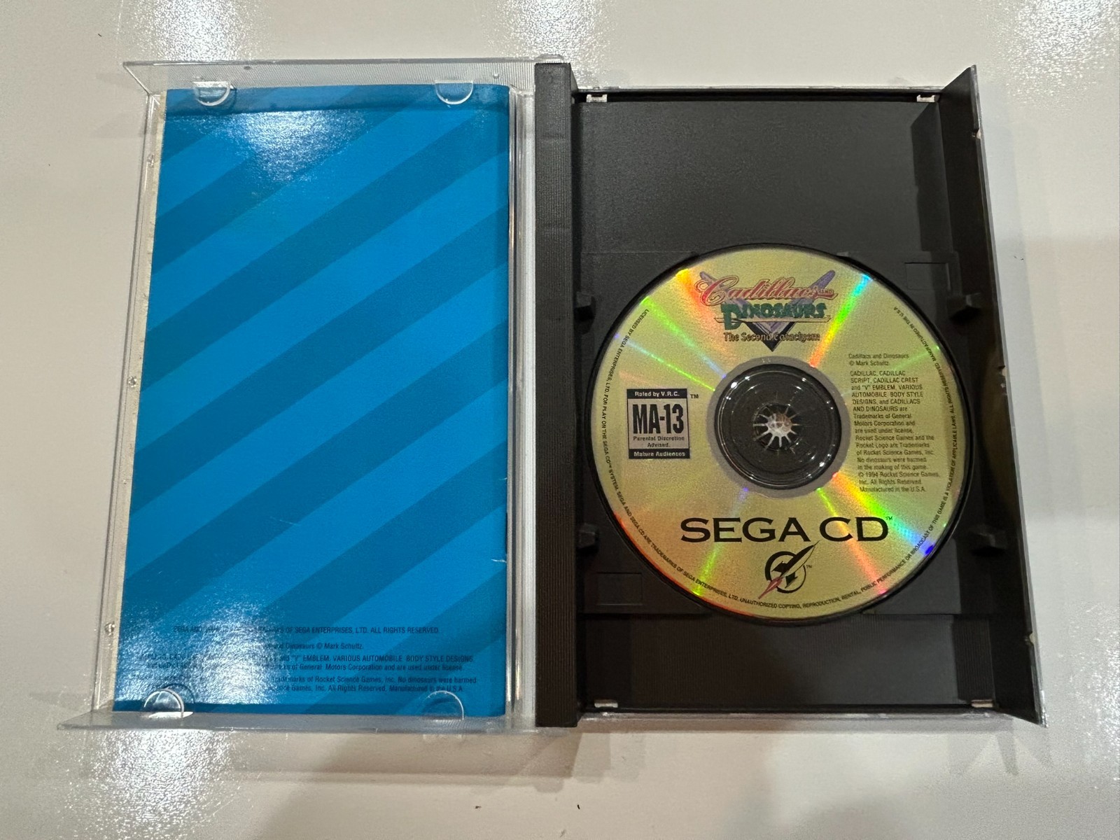 Cadillacs and Dinosaurs: The Second Cataclysm (Sega CD) Complete w Reg N MINT