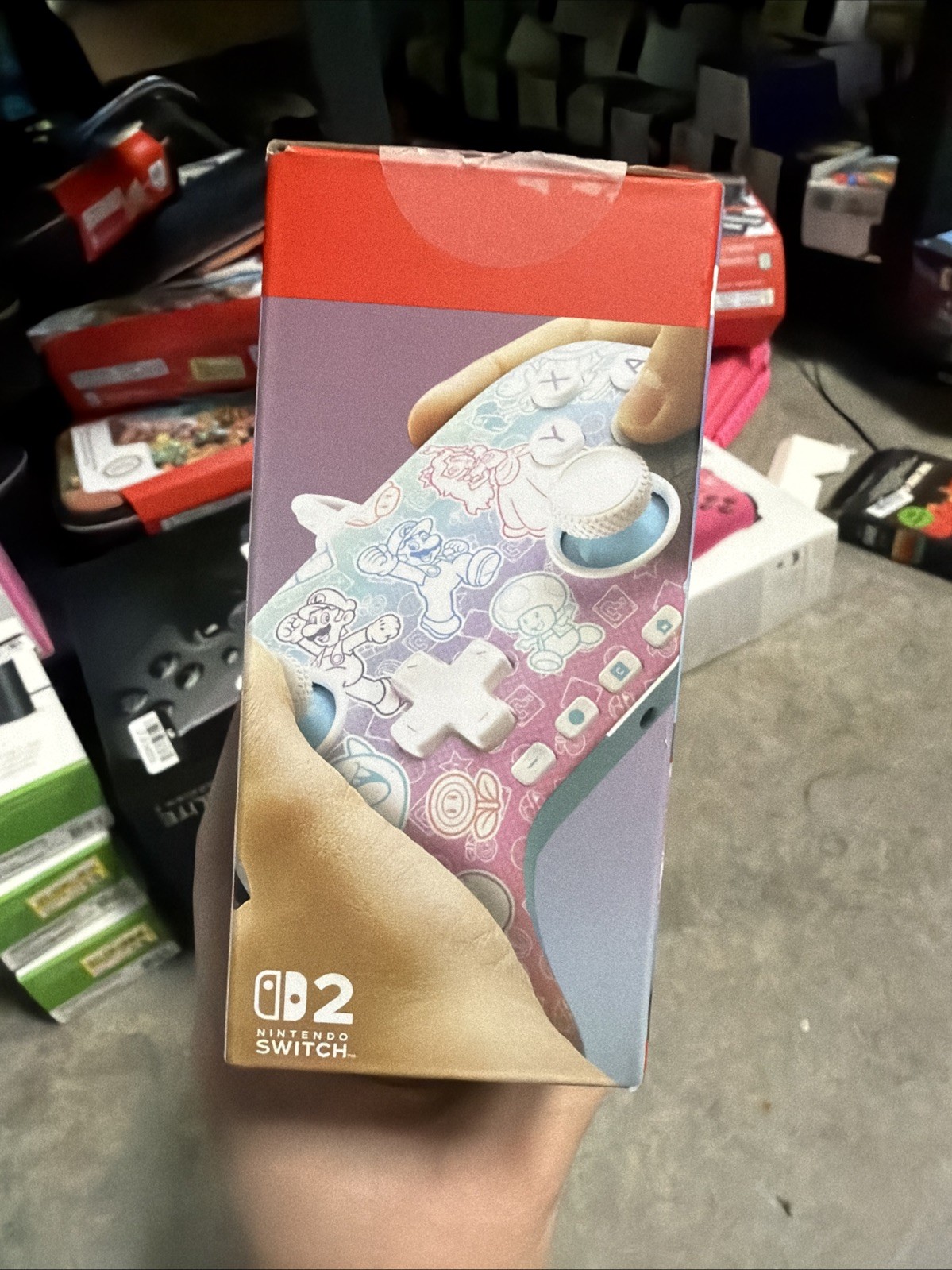 PowerA – Advantage Wired Controller for Nintendo Switch 2 – Mushroom Kingdom