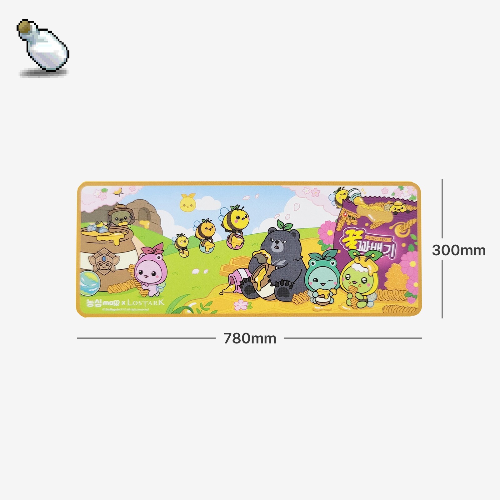 LOST ARK 2025 Nongshim x Lost Ark HONEYBEE MOKOKO Large Mouse Pad Desk Mat