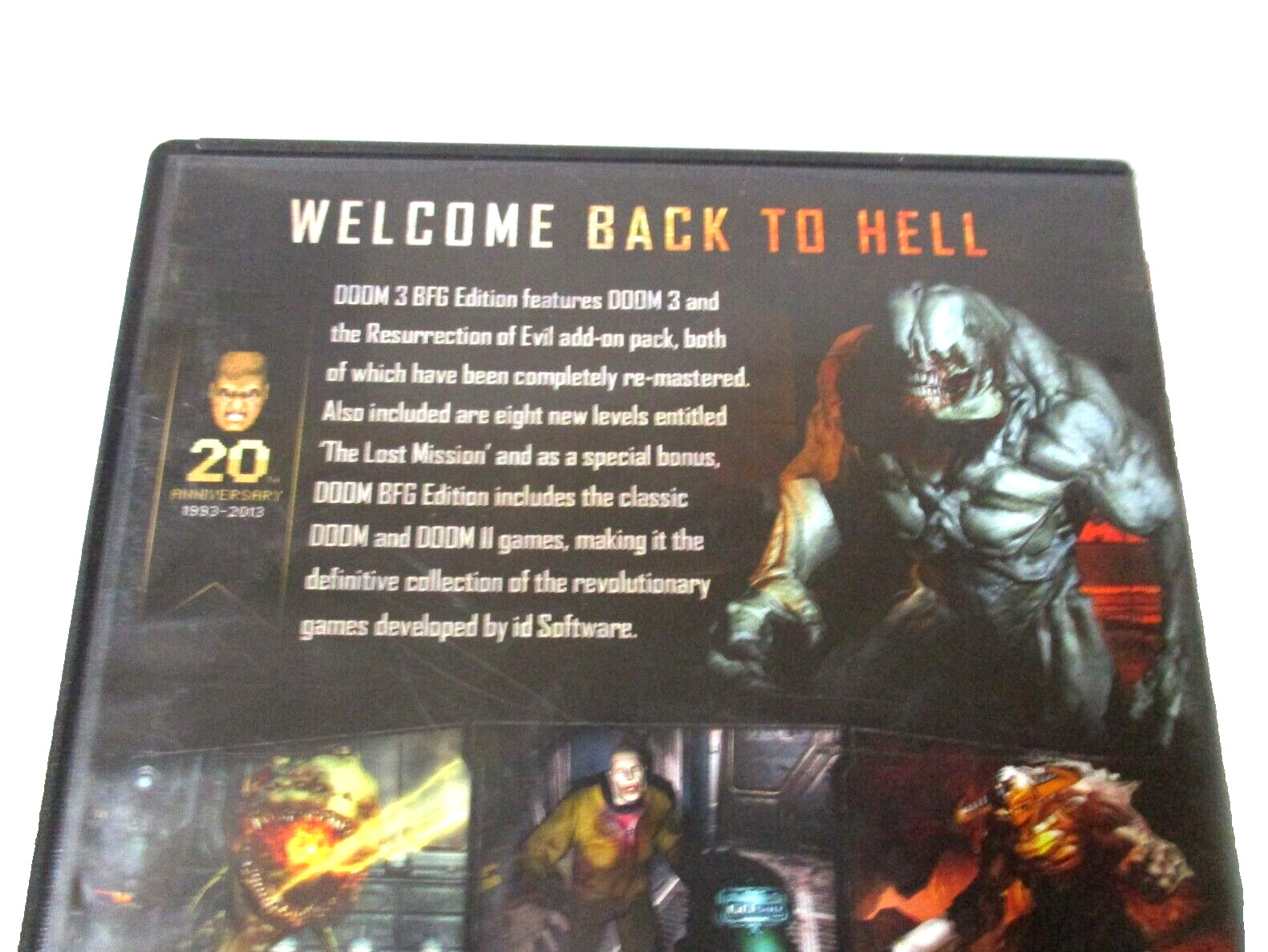 Doom 3 BFG Edition PC DVD ROM Windows Game MA15+ Manual 2012 Bethesda Tested