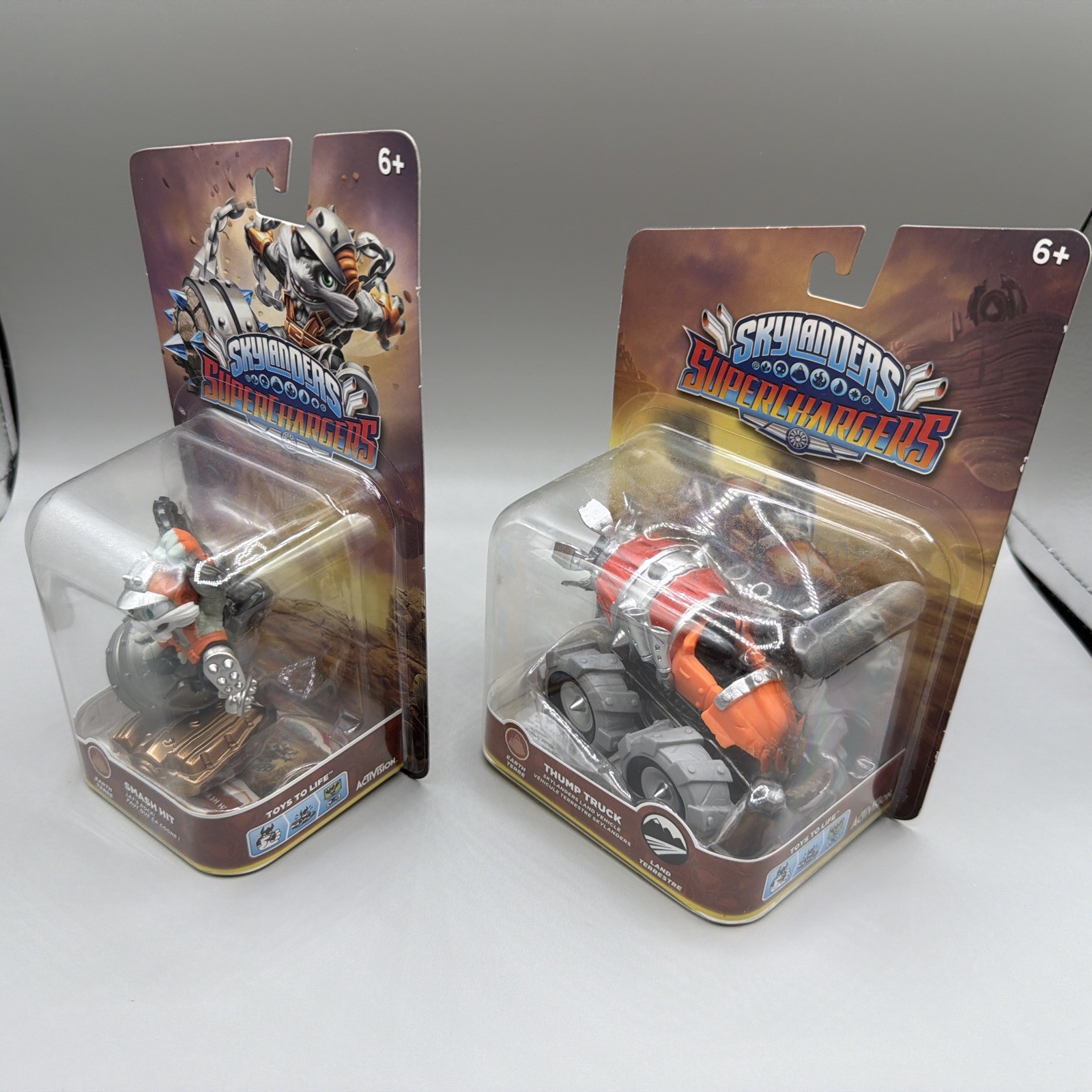 Skylanders Superchargers – Smash Hit & Thump Truck – 2 Pc Set. NEW
