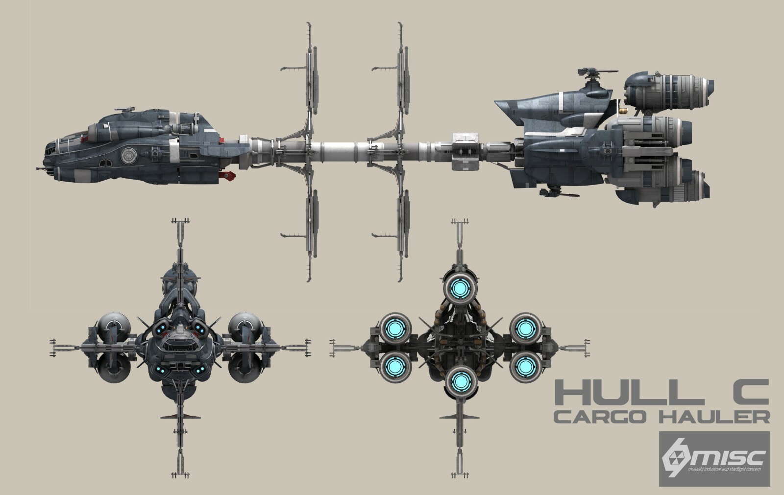 Star Citizen – MISC HULL C – UPGRADE – (CCU)