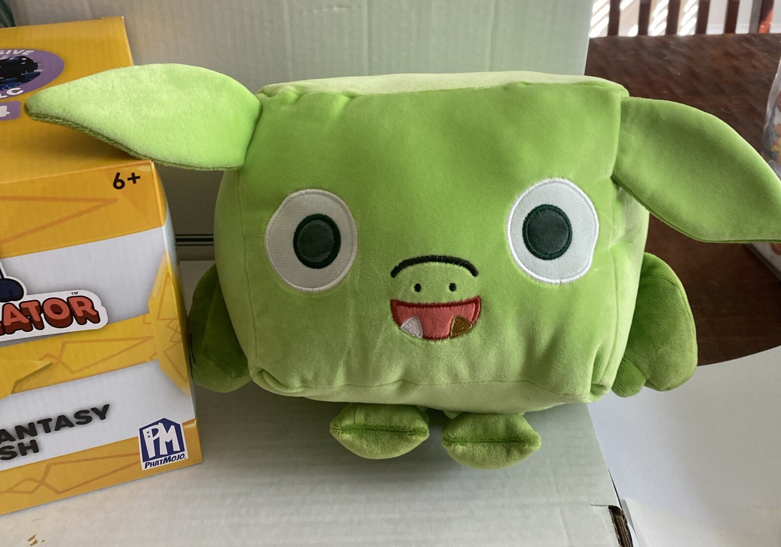 Pet Simulator X Deluxe Fantasy 8” Plush Series 2 GREEN GOBLIN With DLC Code
